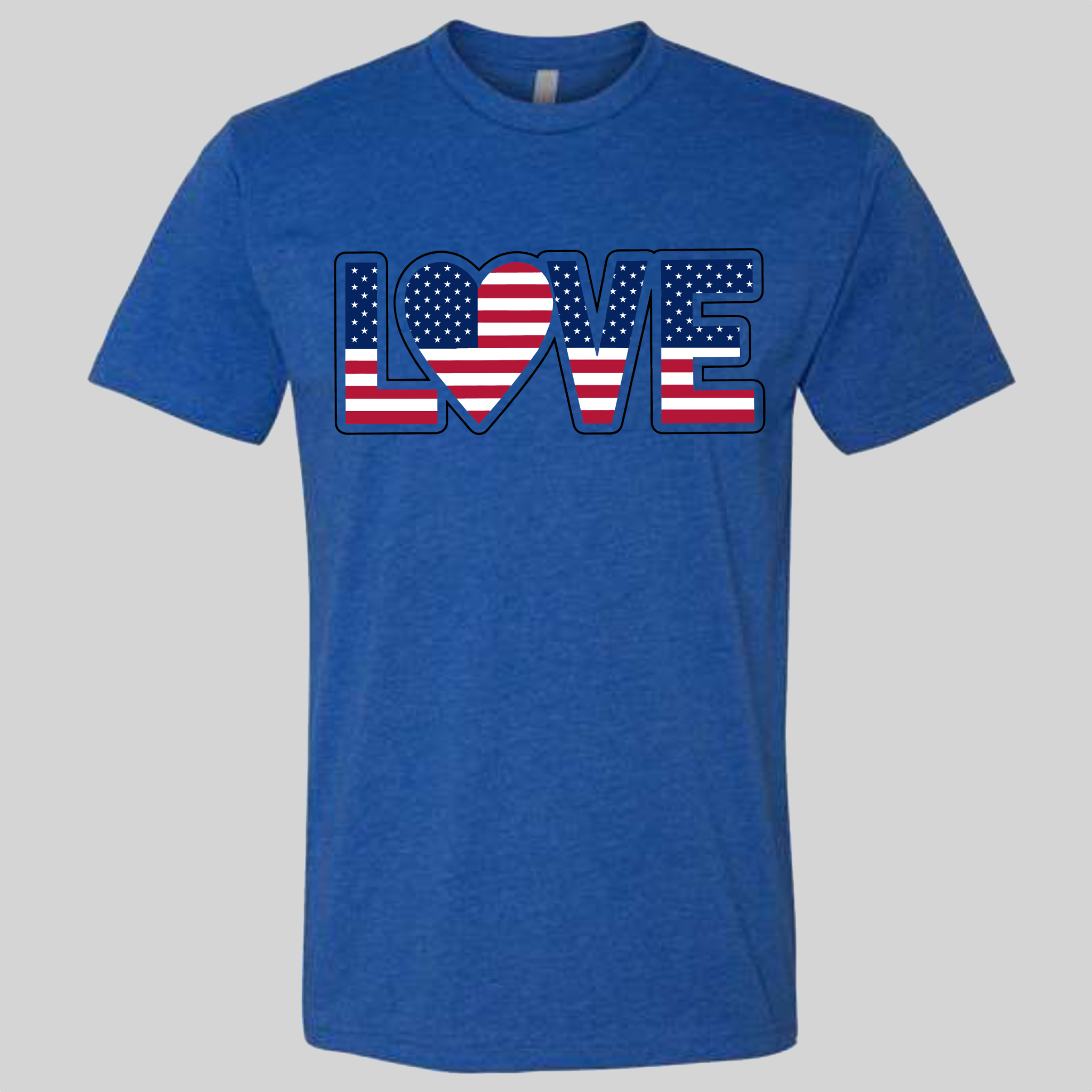 LOVE - USA Flag T-Shirt
