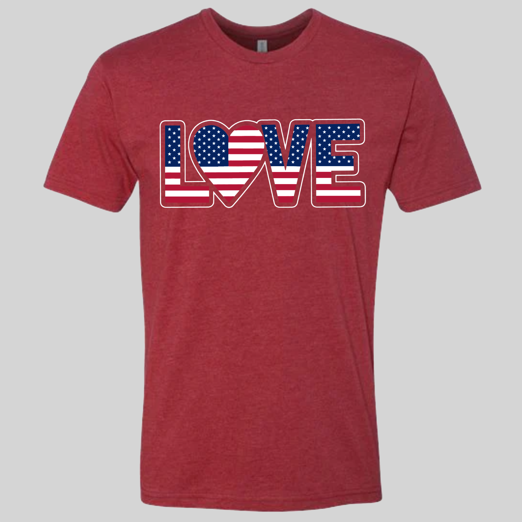 LOVE - USA Flag T-Shirt