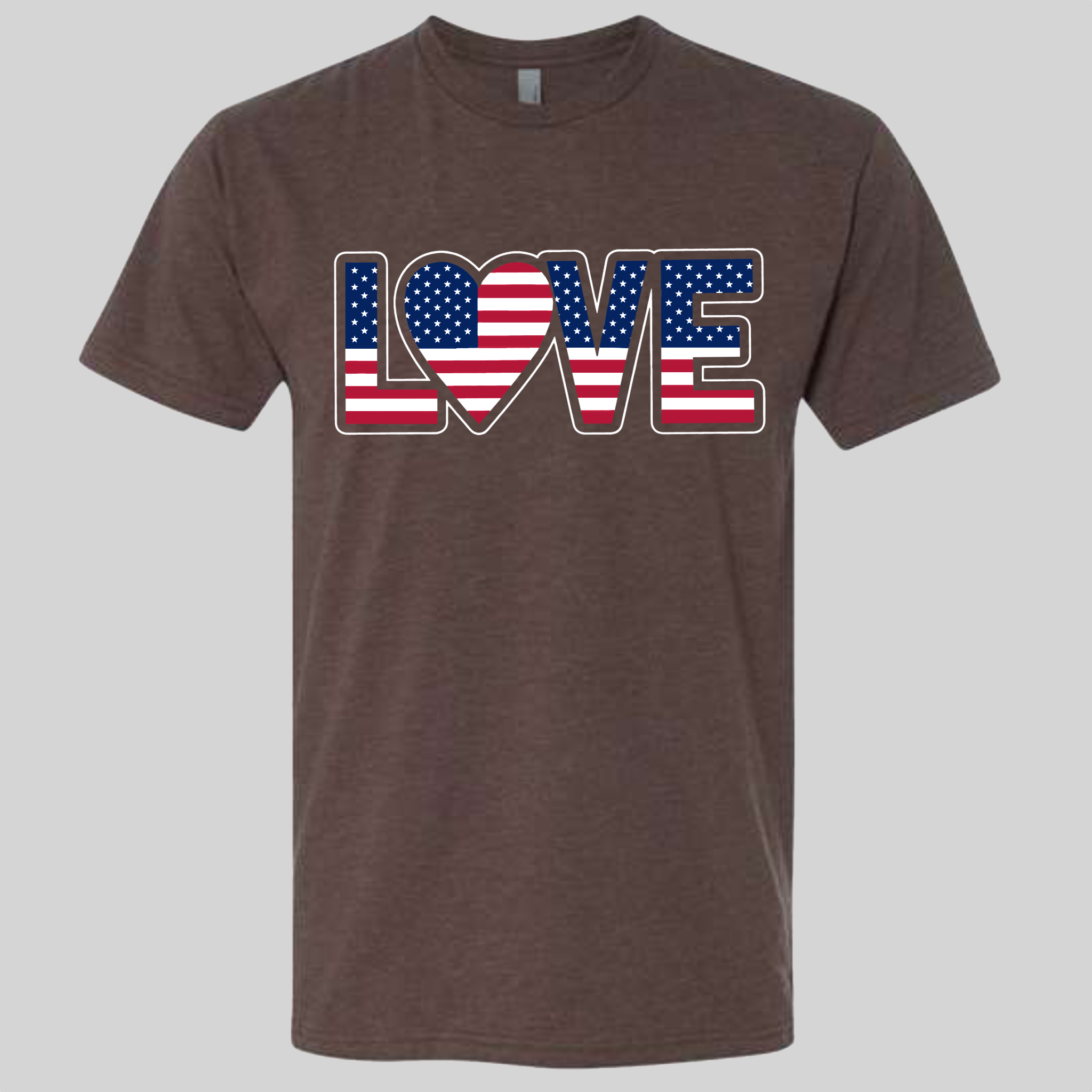 LOVE - USA Flag T-Shirt