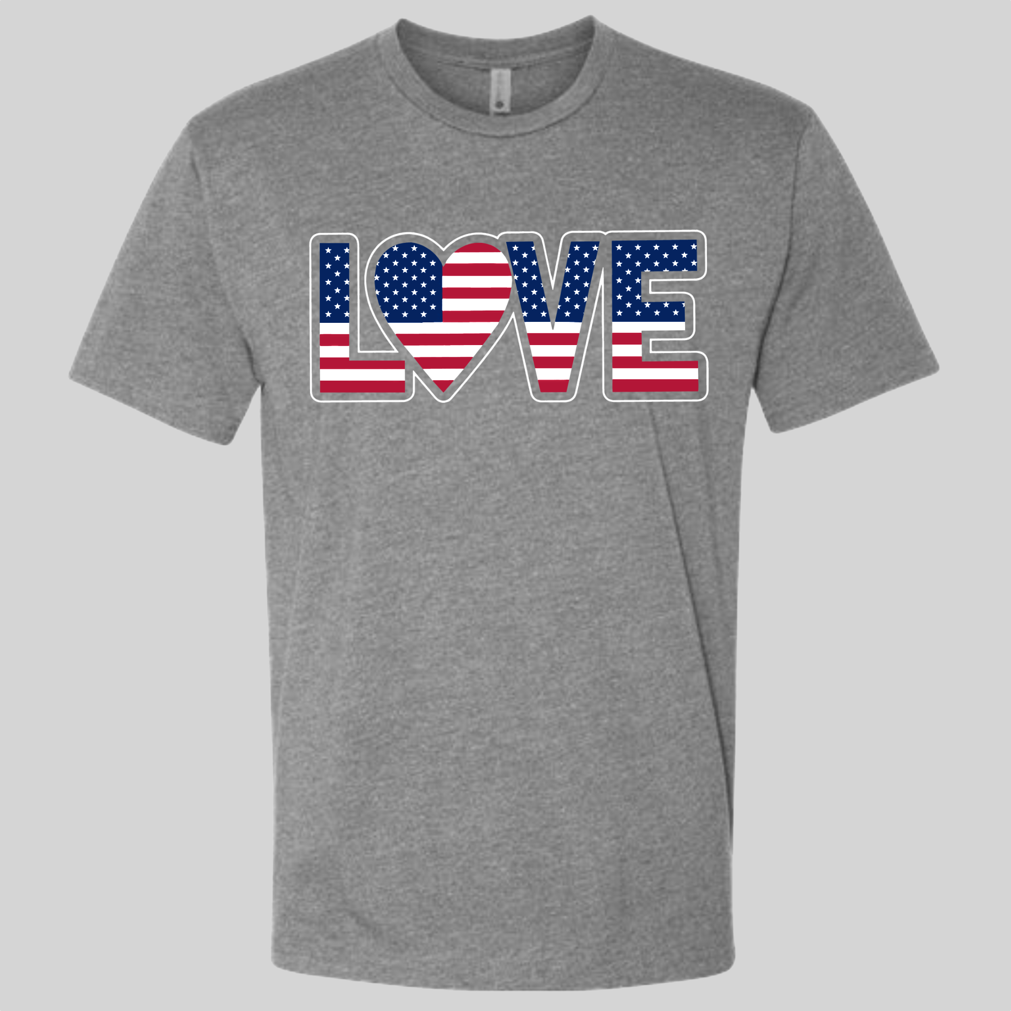 LOVE - USA Flag T-Shirt