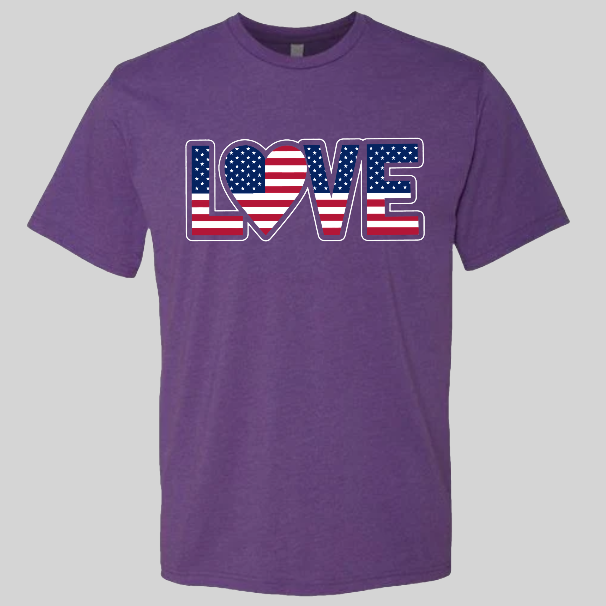 LOVE - USA Flag T-Shirt