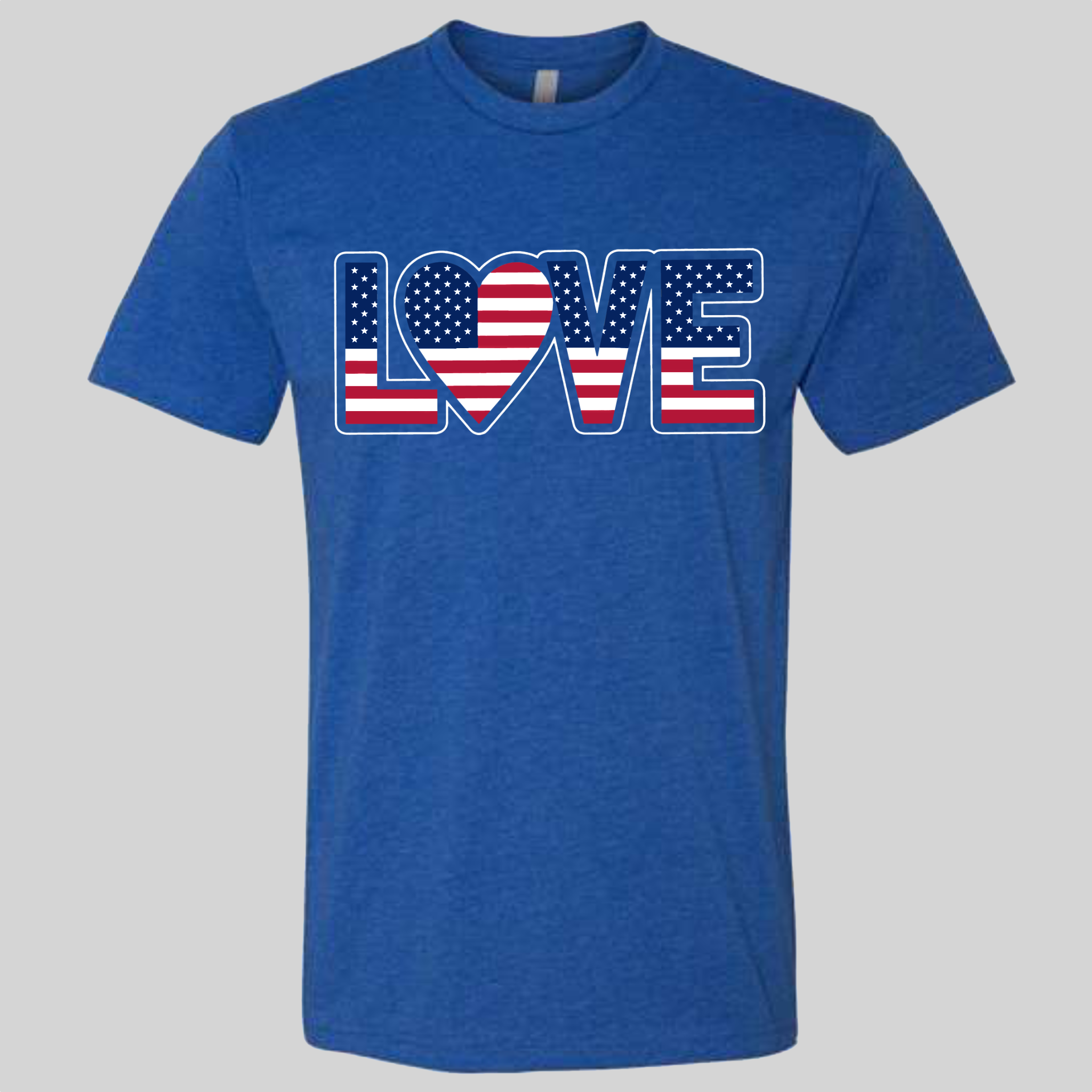LOVE - USA Flag T-Shirt