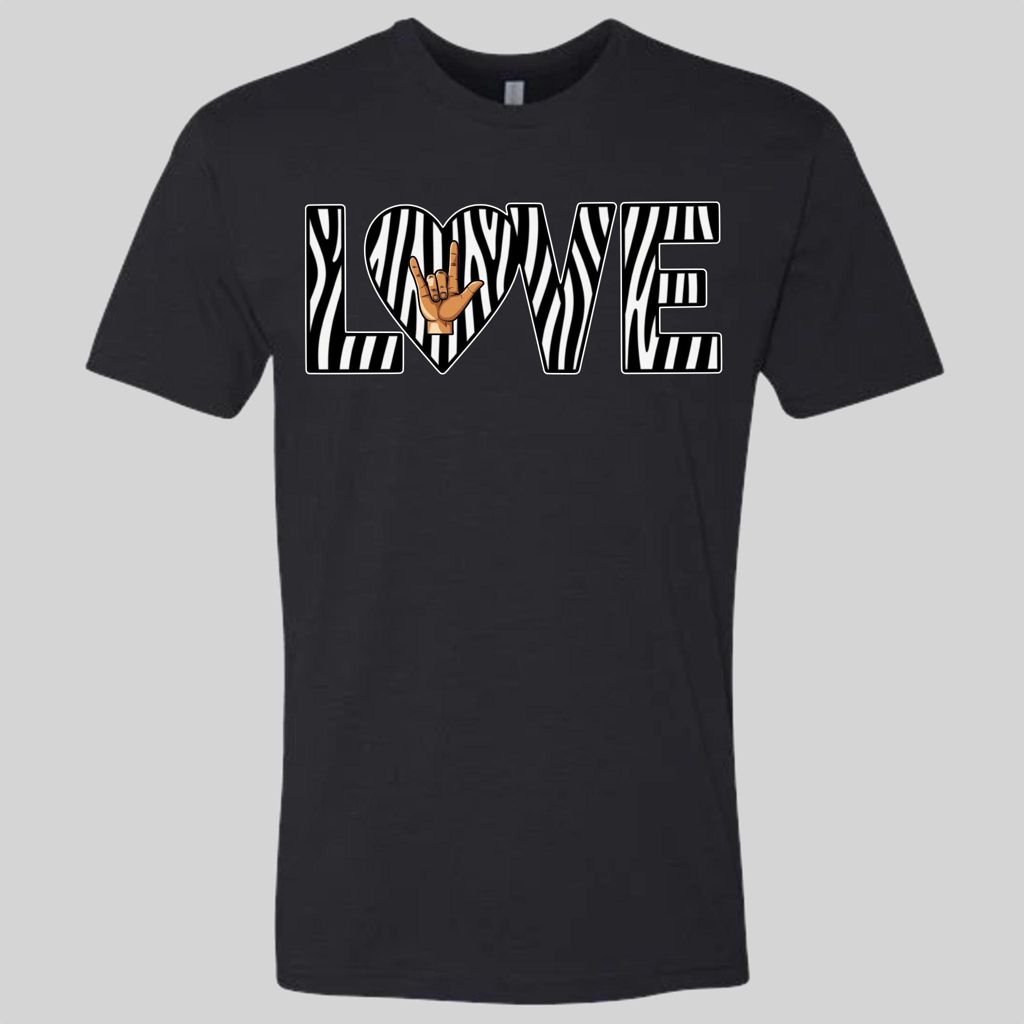 LOVE - Zebra T-Shirt
