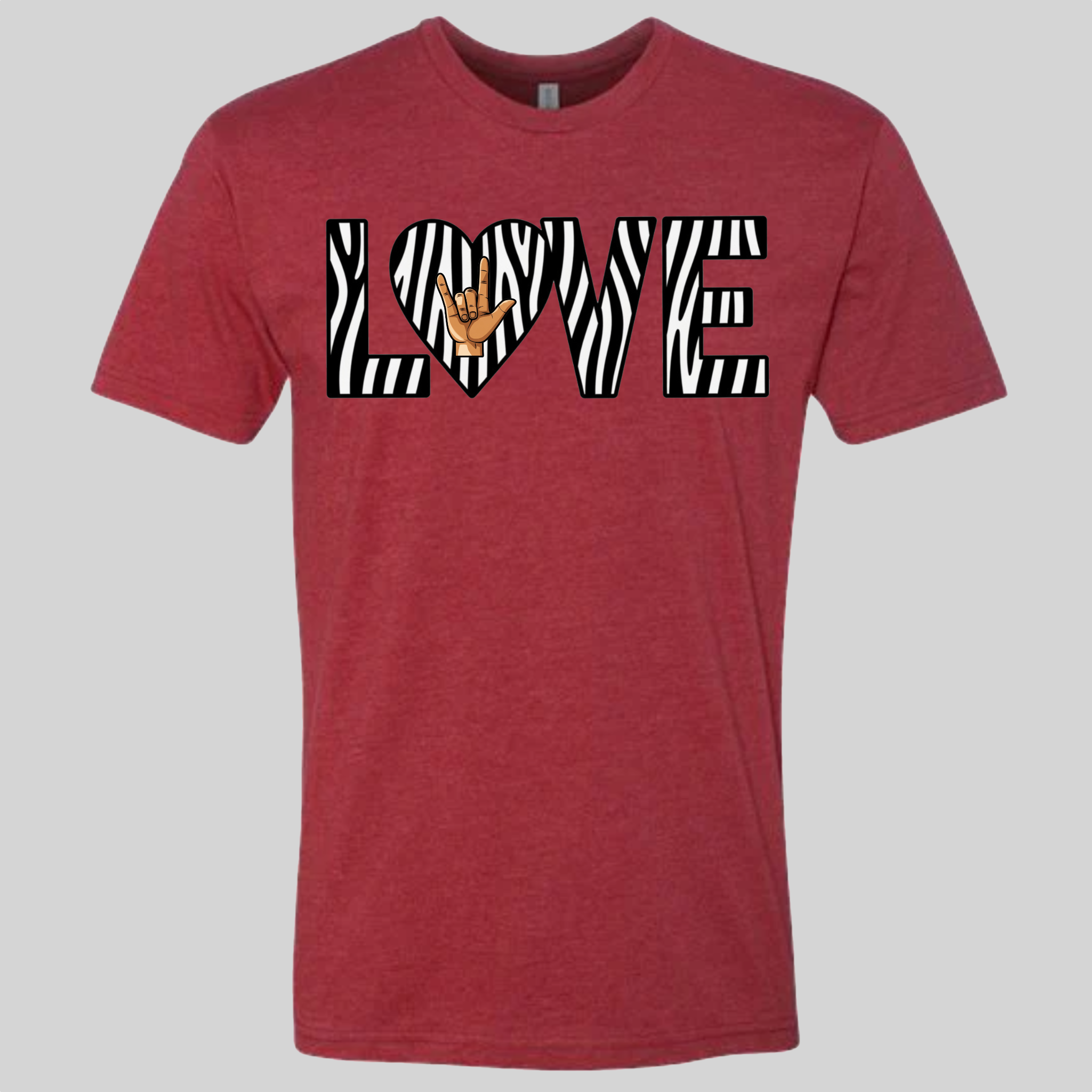 LOVE - Zebra T-Shirt