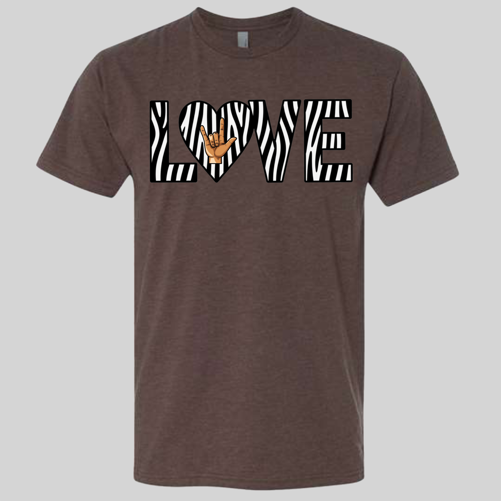 LOVE - Zebra T-Shirt