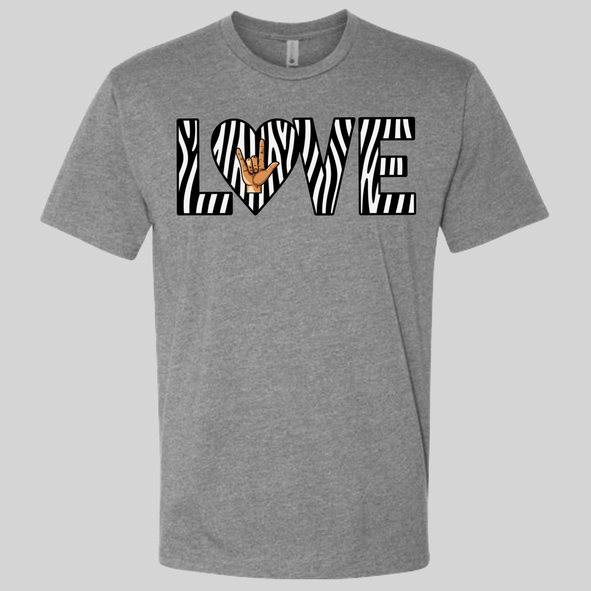 LOVE - Zebra T-Shirt