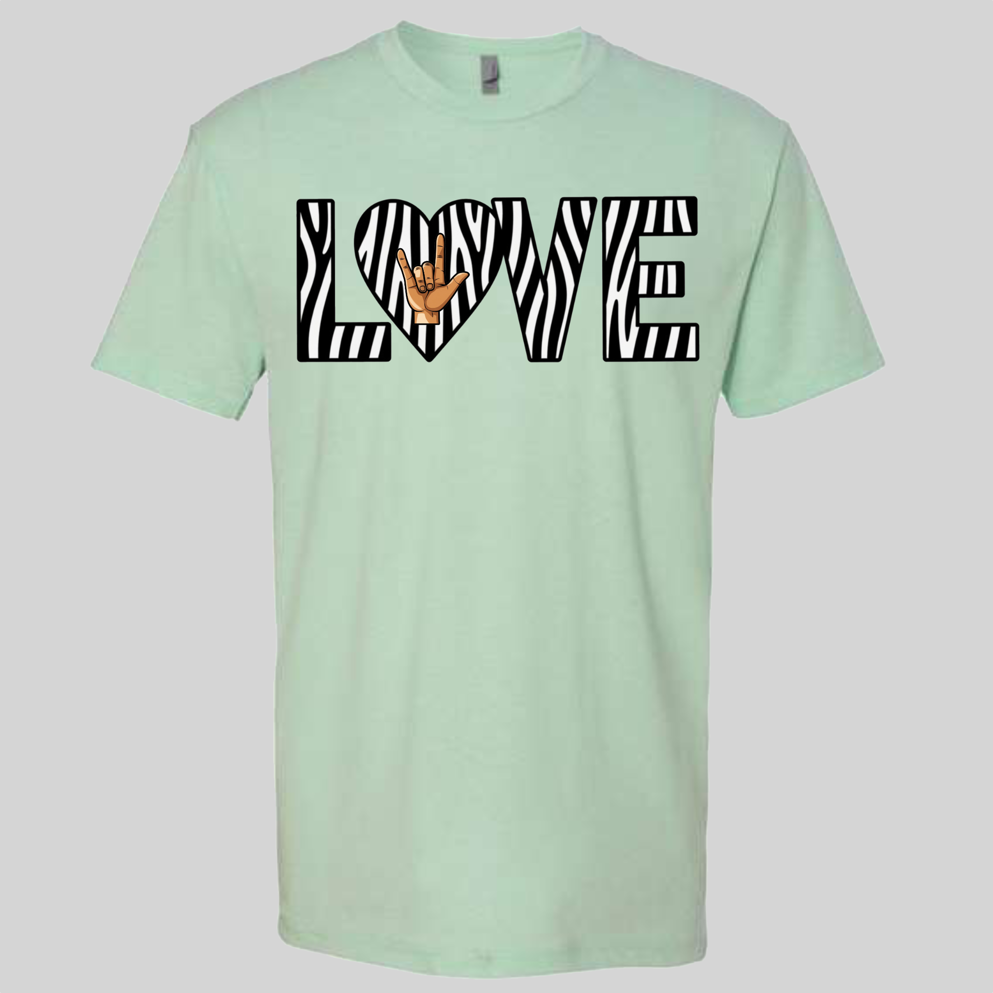 LOVE - Zebra T-Shirt