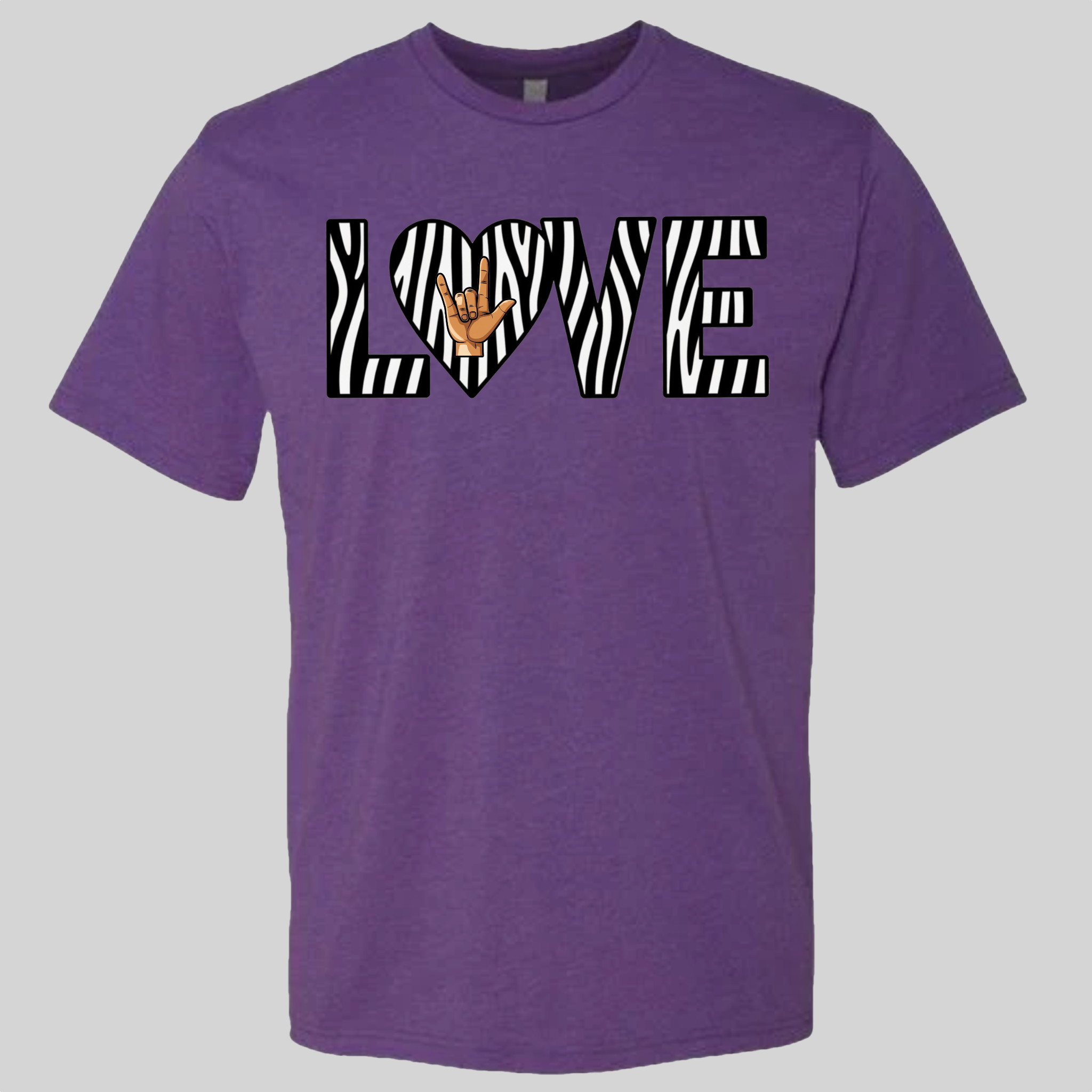 LOVE - Zebra T-Shirt
