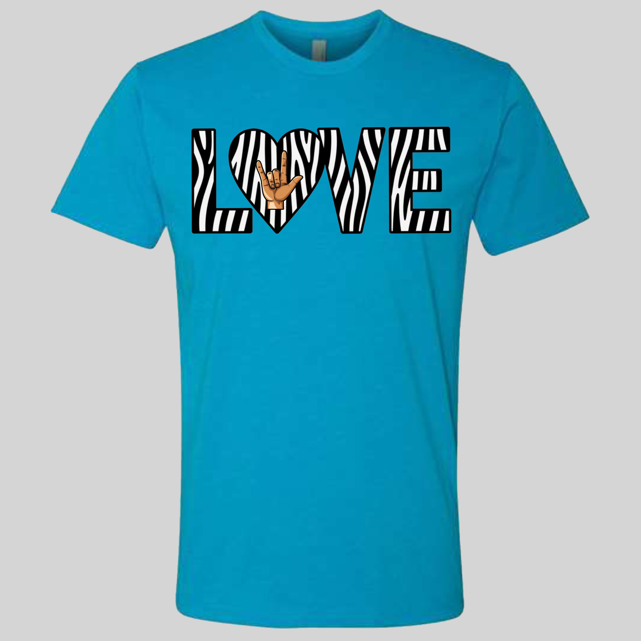 LOVE - Zebra T-Shirt