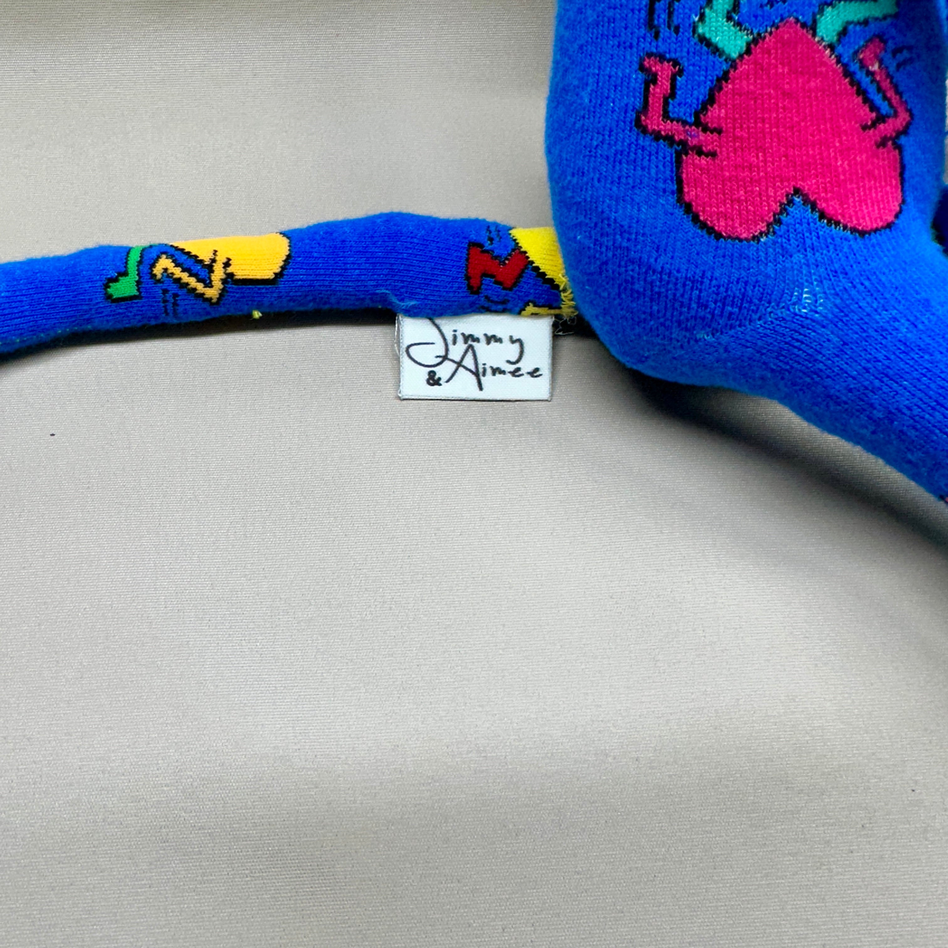 Sock Monkey - Keith Haring Blue
