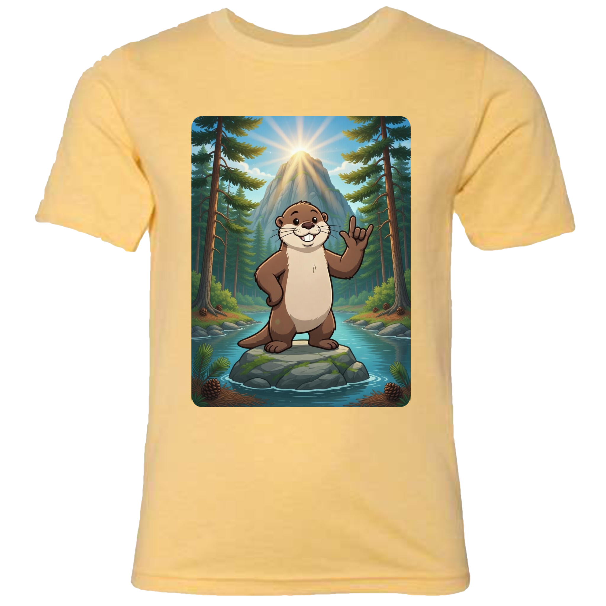 ASL Otter T-Shirt (Kids Sizes)