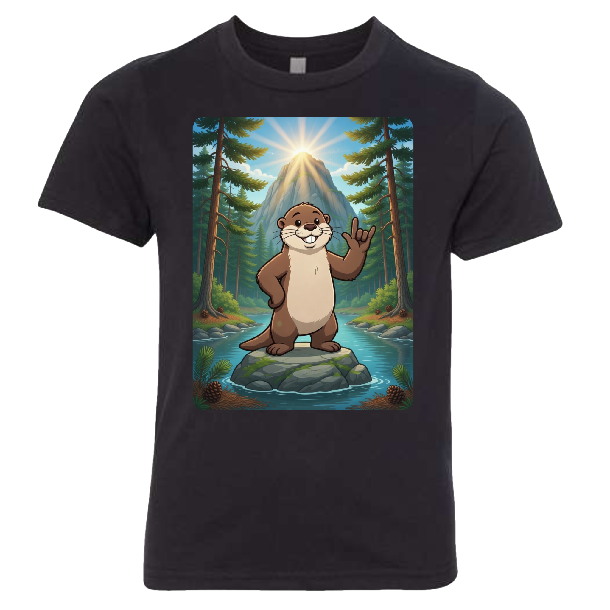 ASL Otter T-Shirt (Kids Sizes)