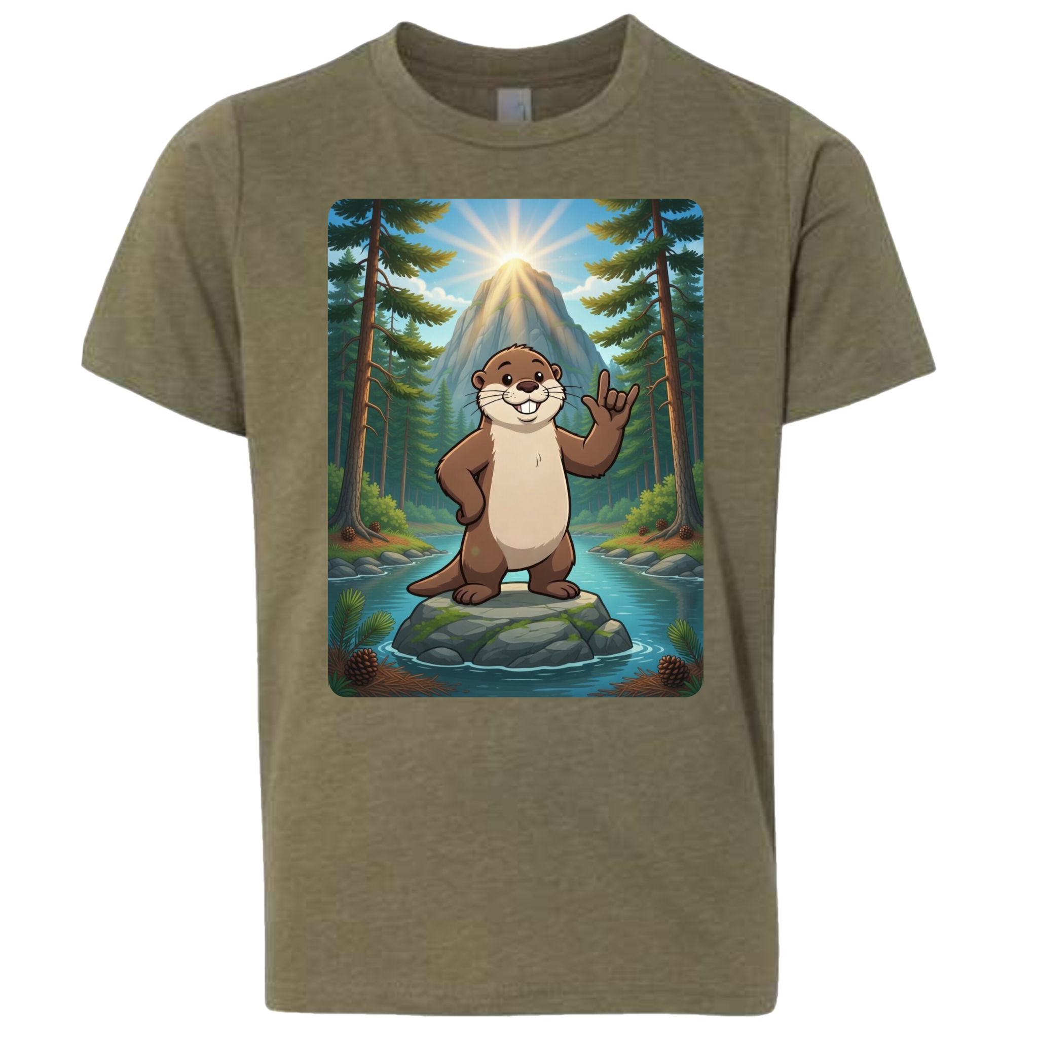 ASL Otter T-Shirt (Kids Sizes)