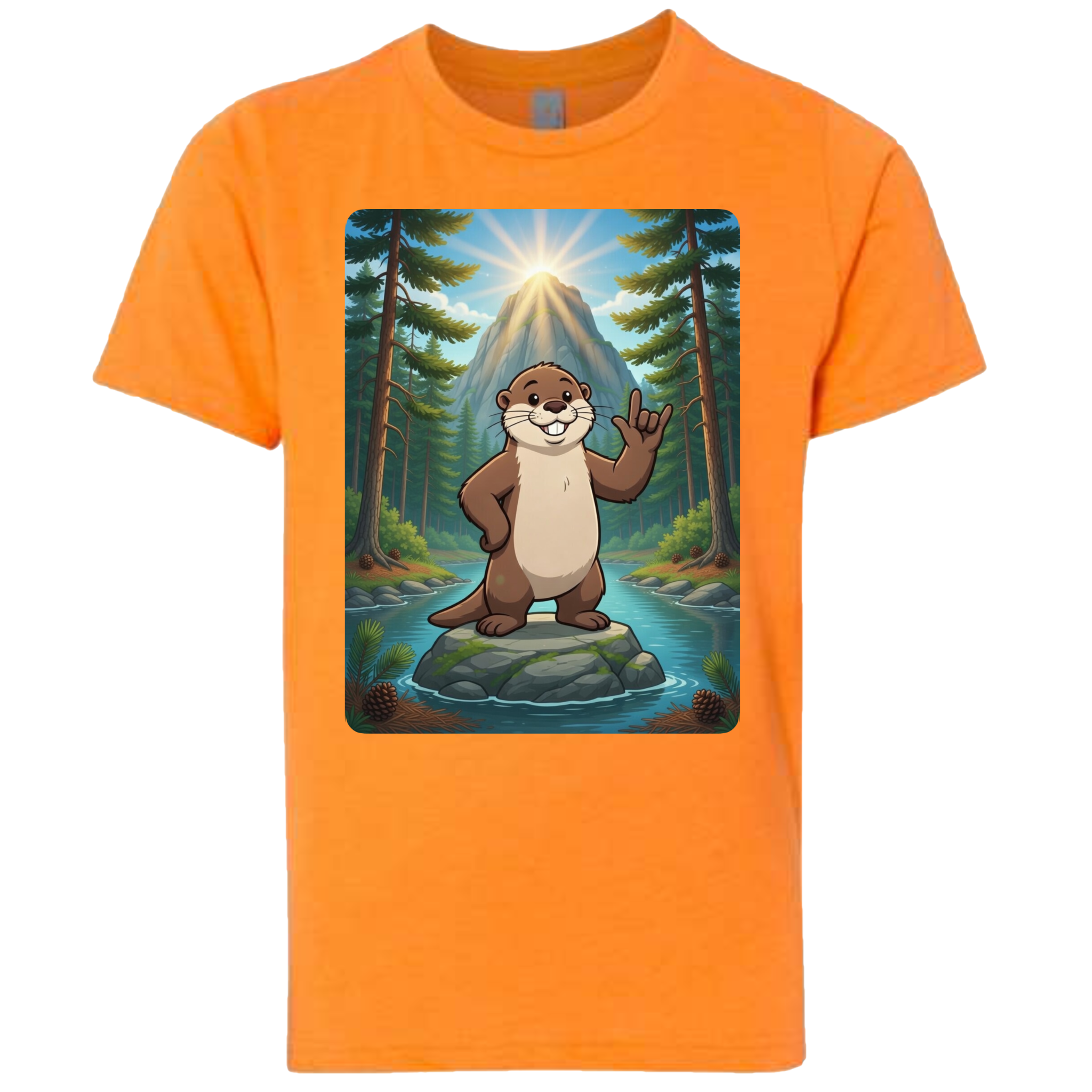 ASL Otter T-Shirt (Kids Sizes)