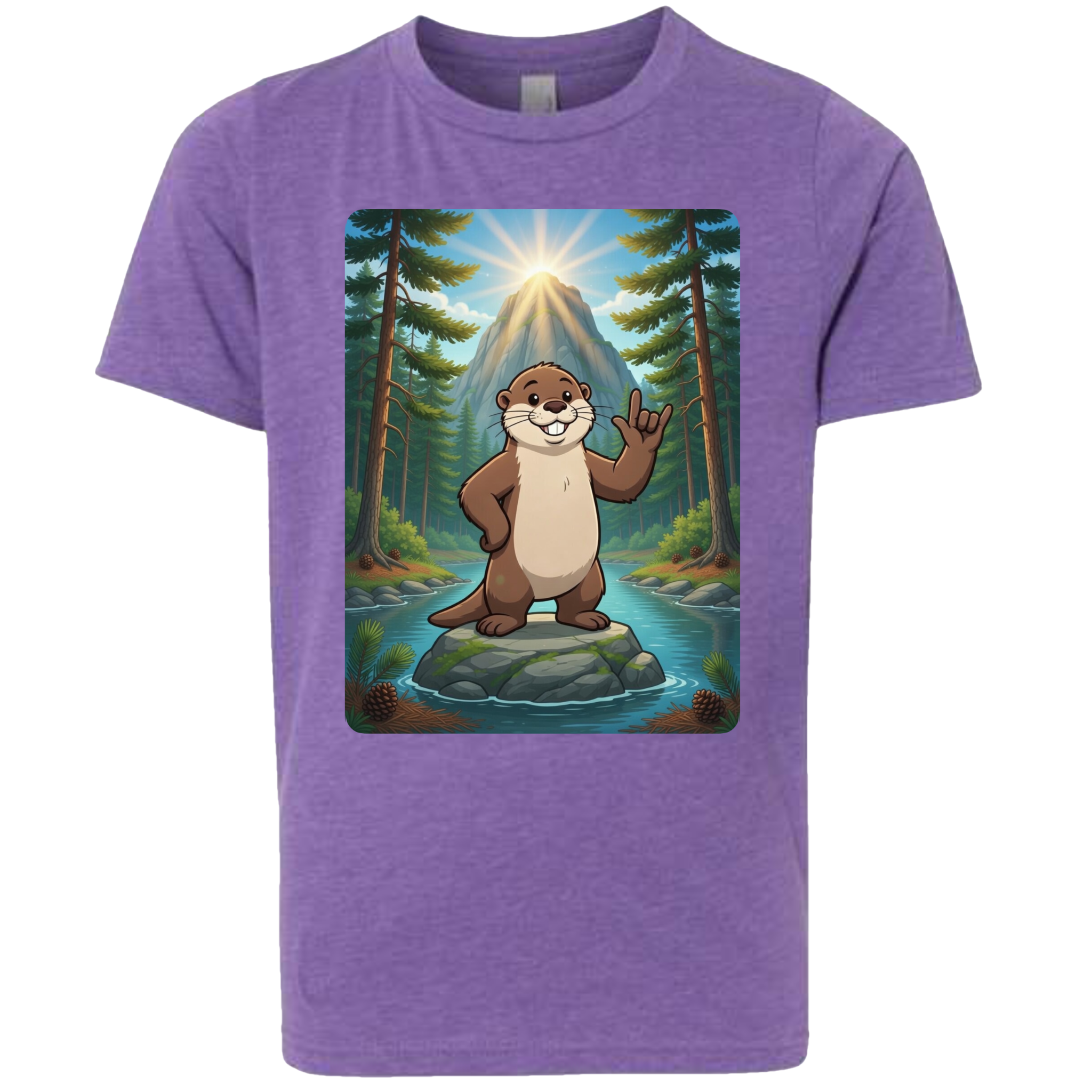 ASL Otter T-Shirt (Kids Sizes)
