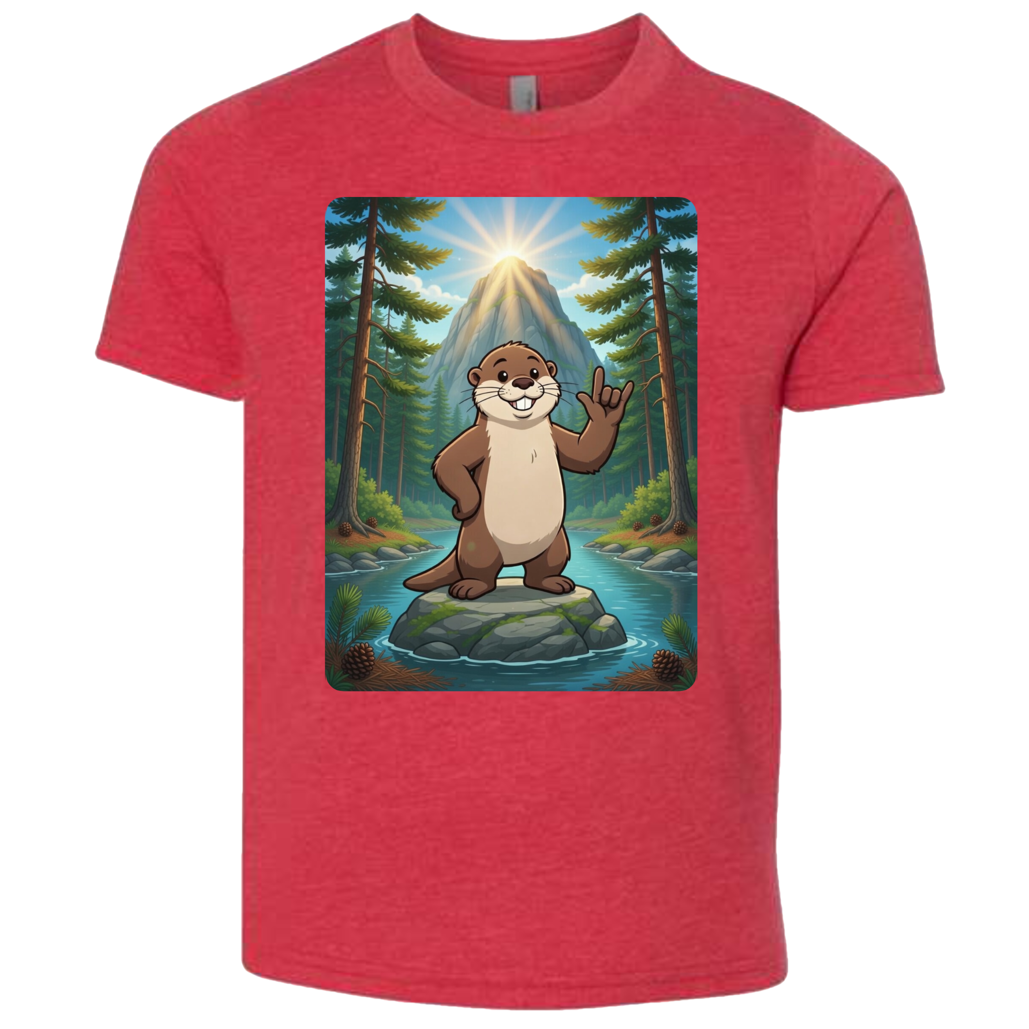 ASL Otter T-Shirt (Kids Sizes)