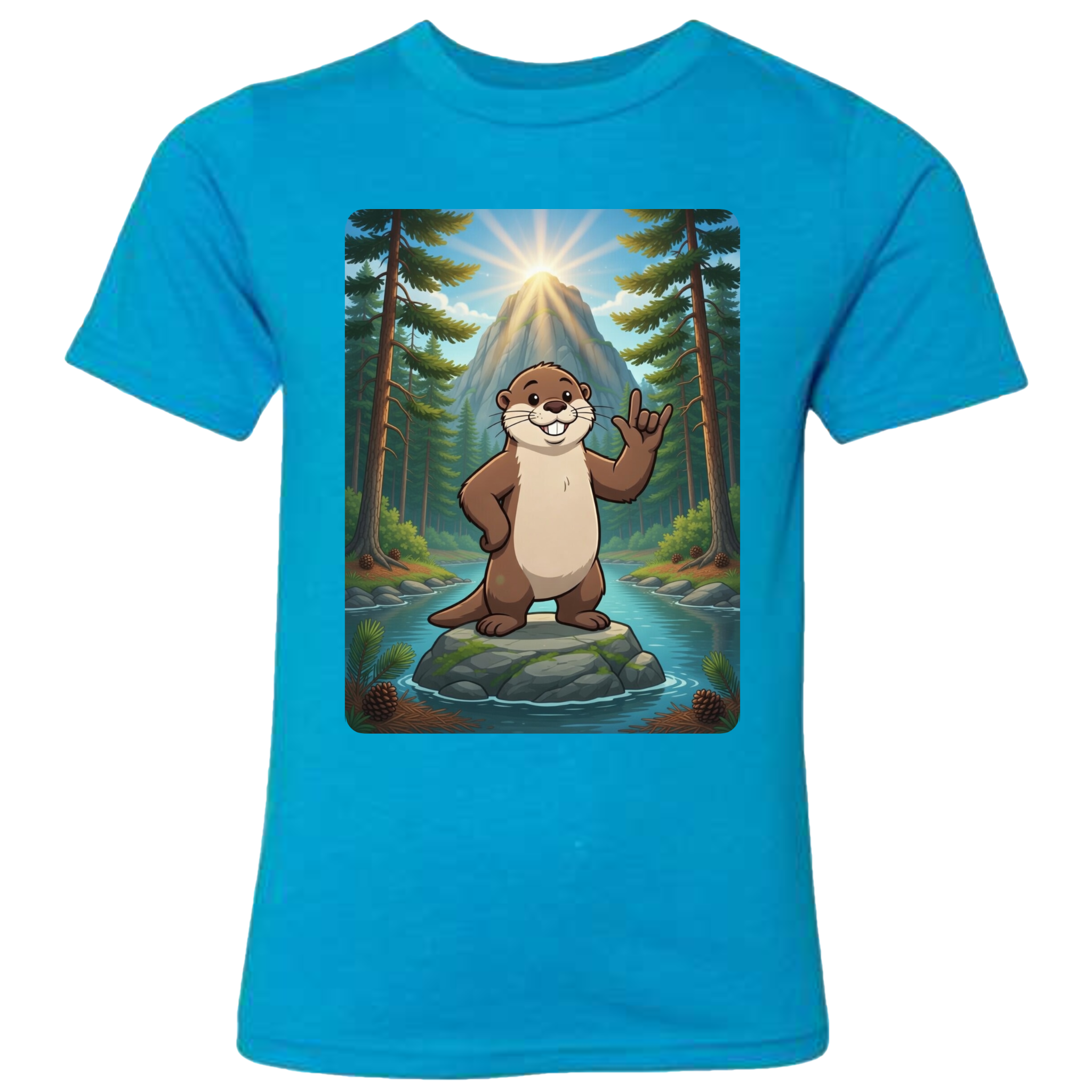 ASL Otter T-Shirt (Kids Sizes)