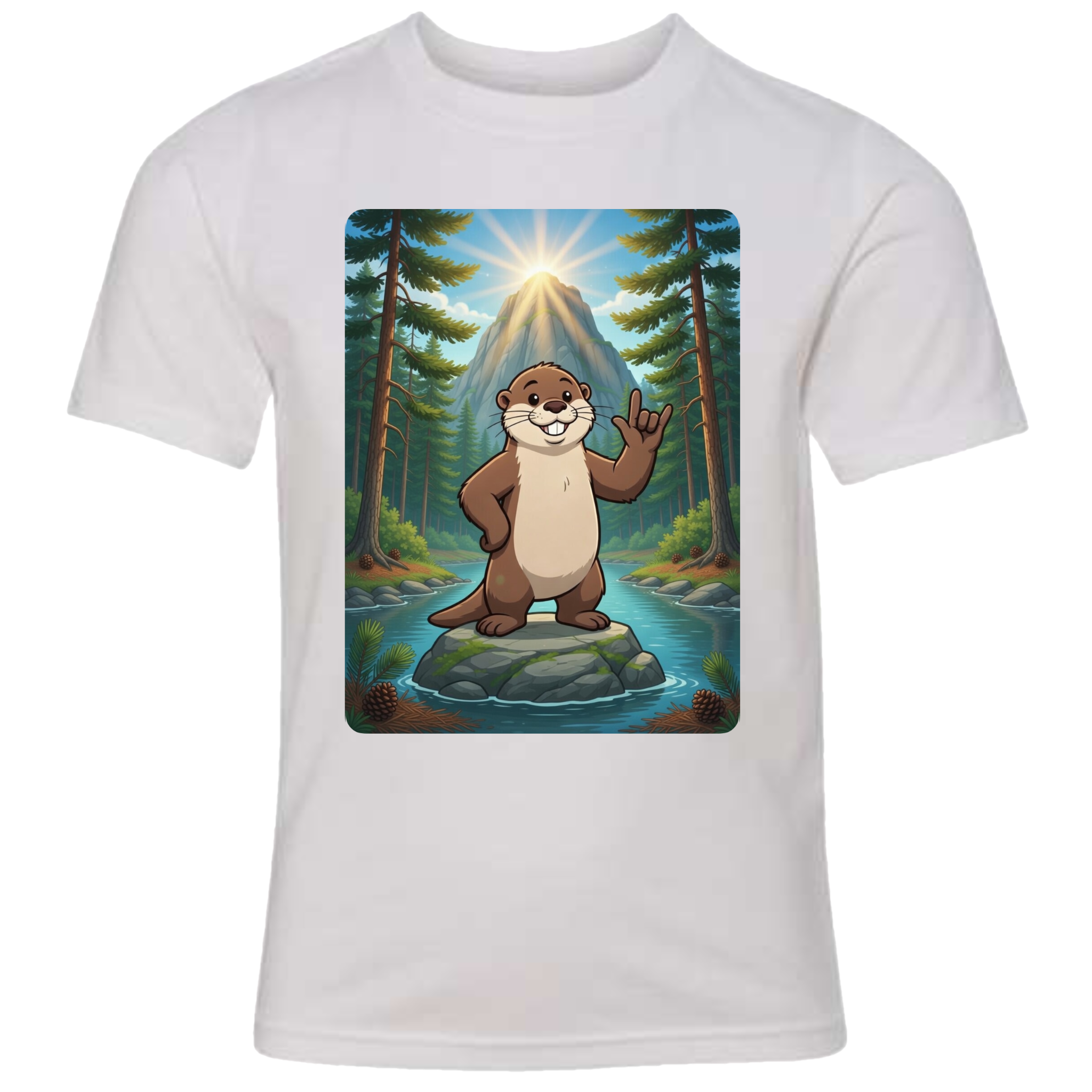 ASL Otter T-Shirt (Kids Sizes)