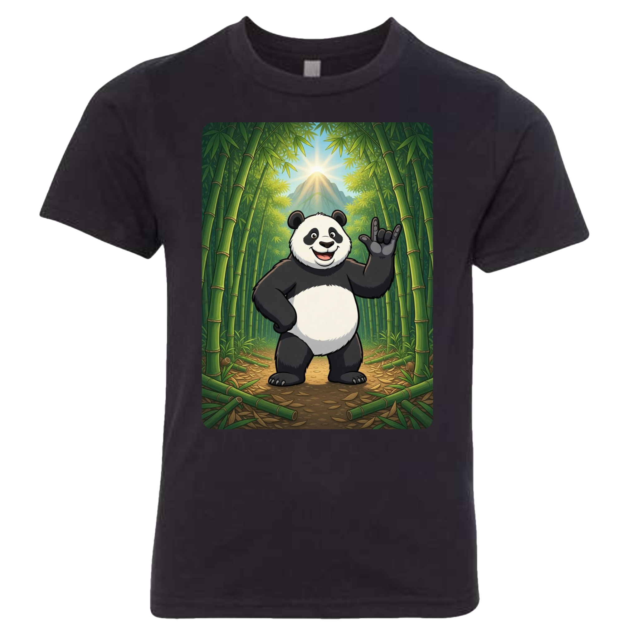 ASL Panda T-Shirt (Kids Sizes)