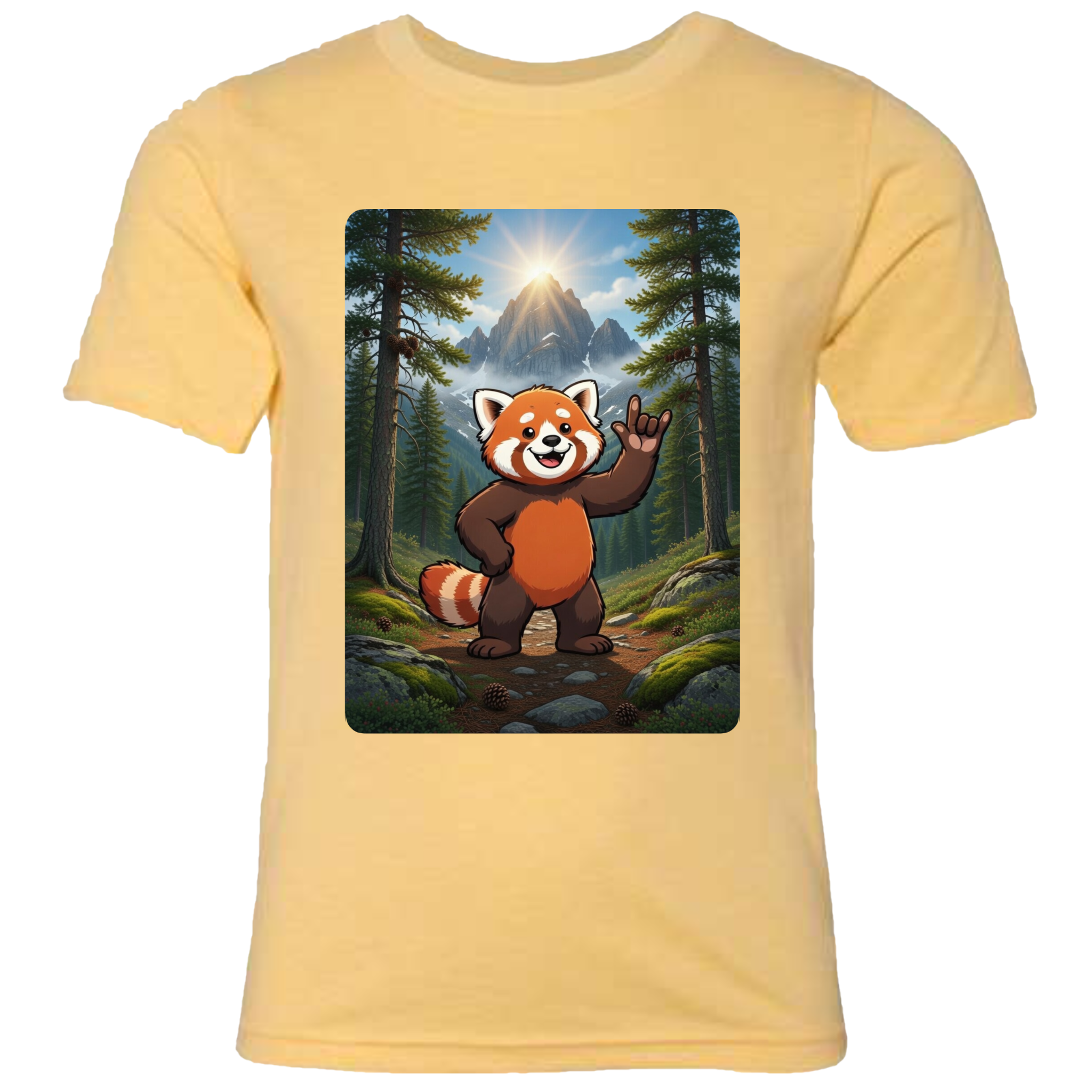 ASL Red Panda T-Shirt (Kids Sizes)