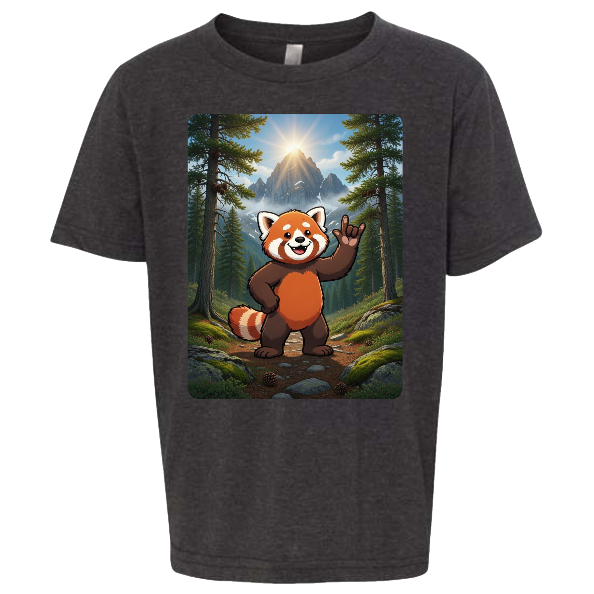 ASL Red Panda T-Shirt (Kids Sizes)