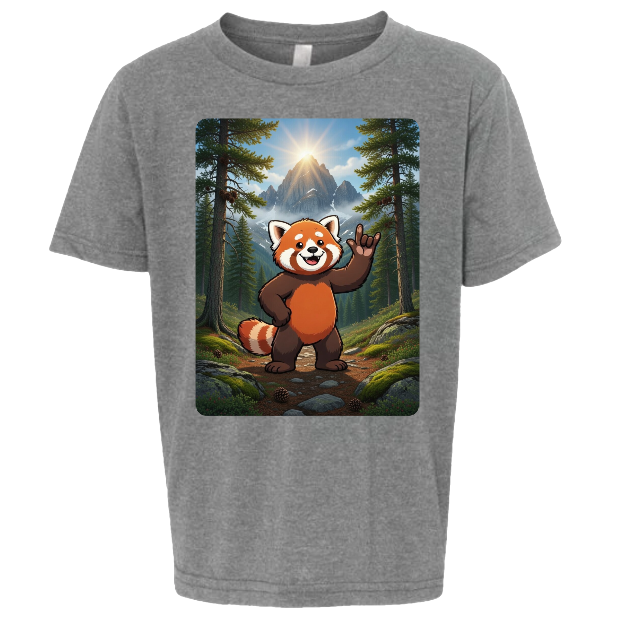 ASL Red Panda T-Shirt (Kids Sizes)