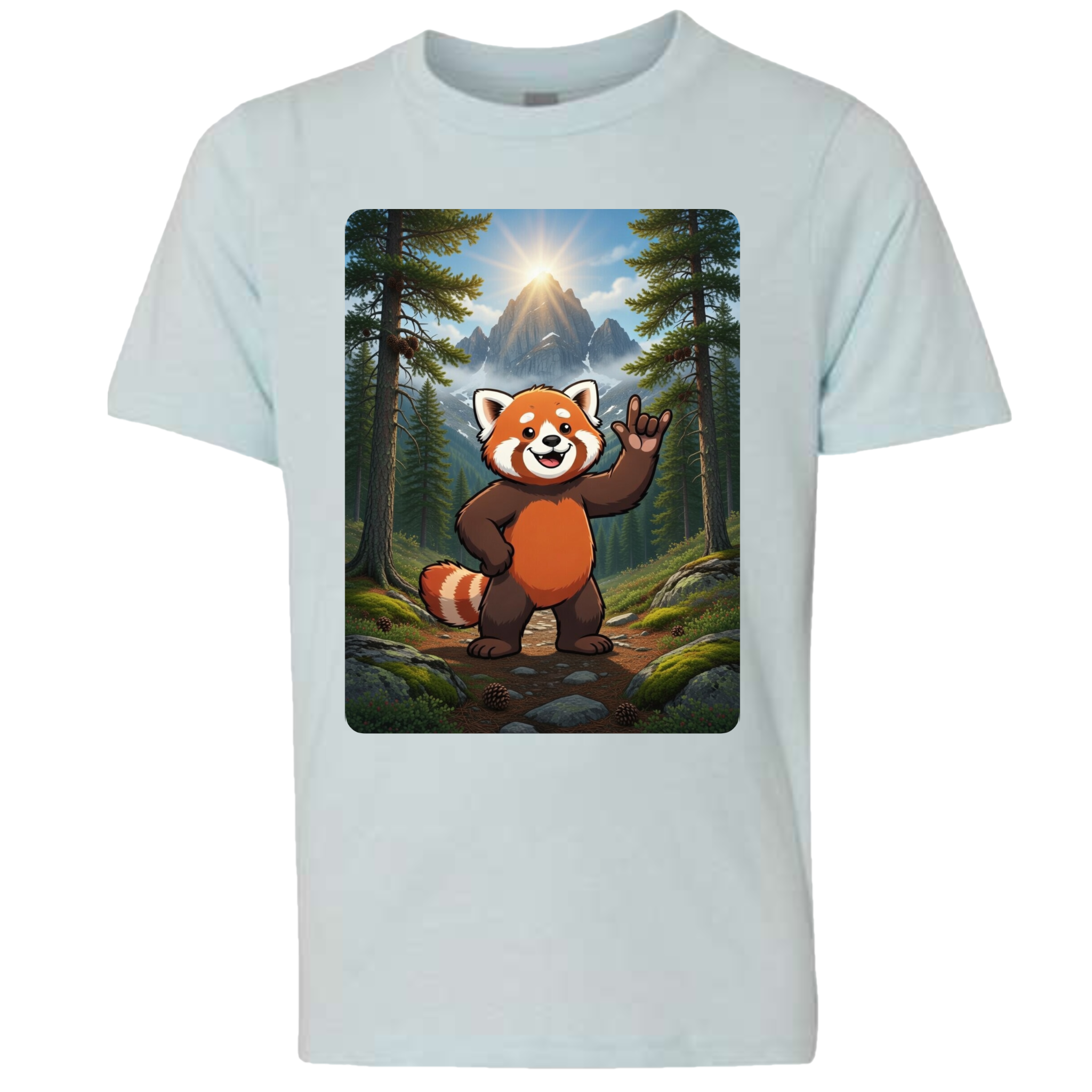 ASL Red Panda T-Shirt (Kids Sizes)