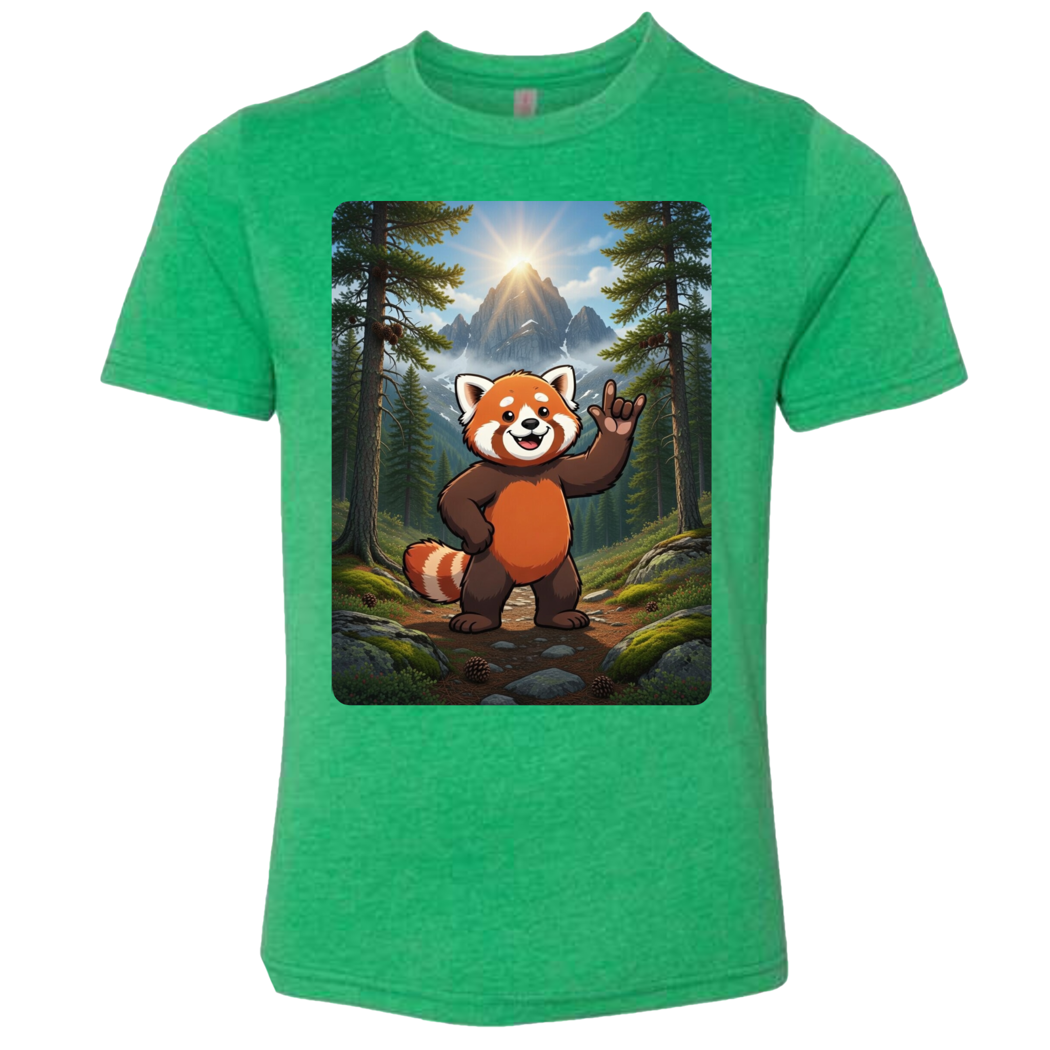ASL Red Panda T-Shirt (Kids Sizes)
