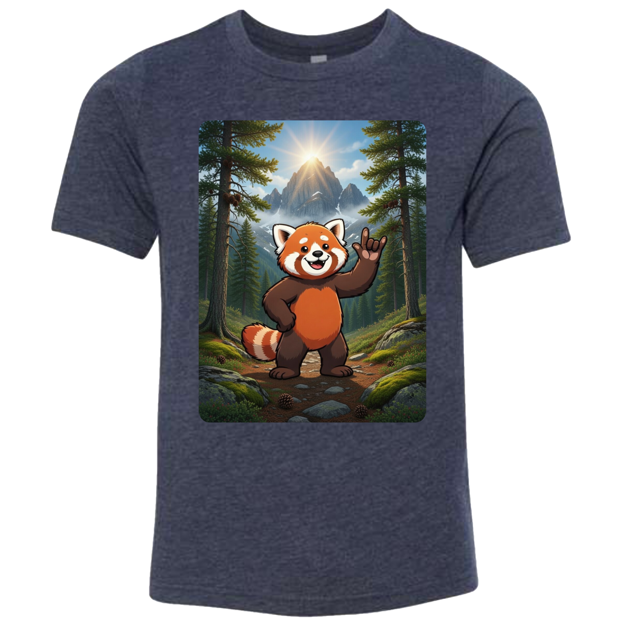 ASL Red Panda T-Shirt (Kids Sizes)