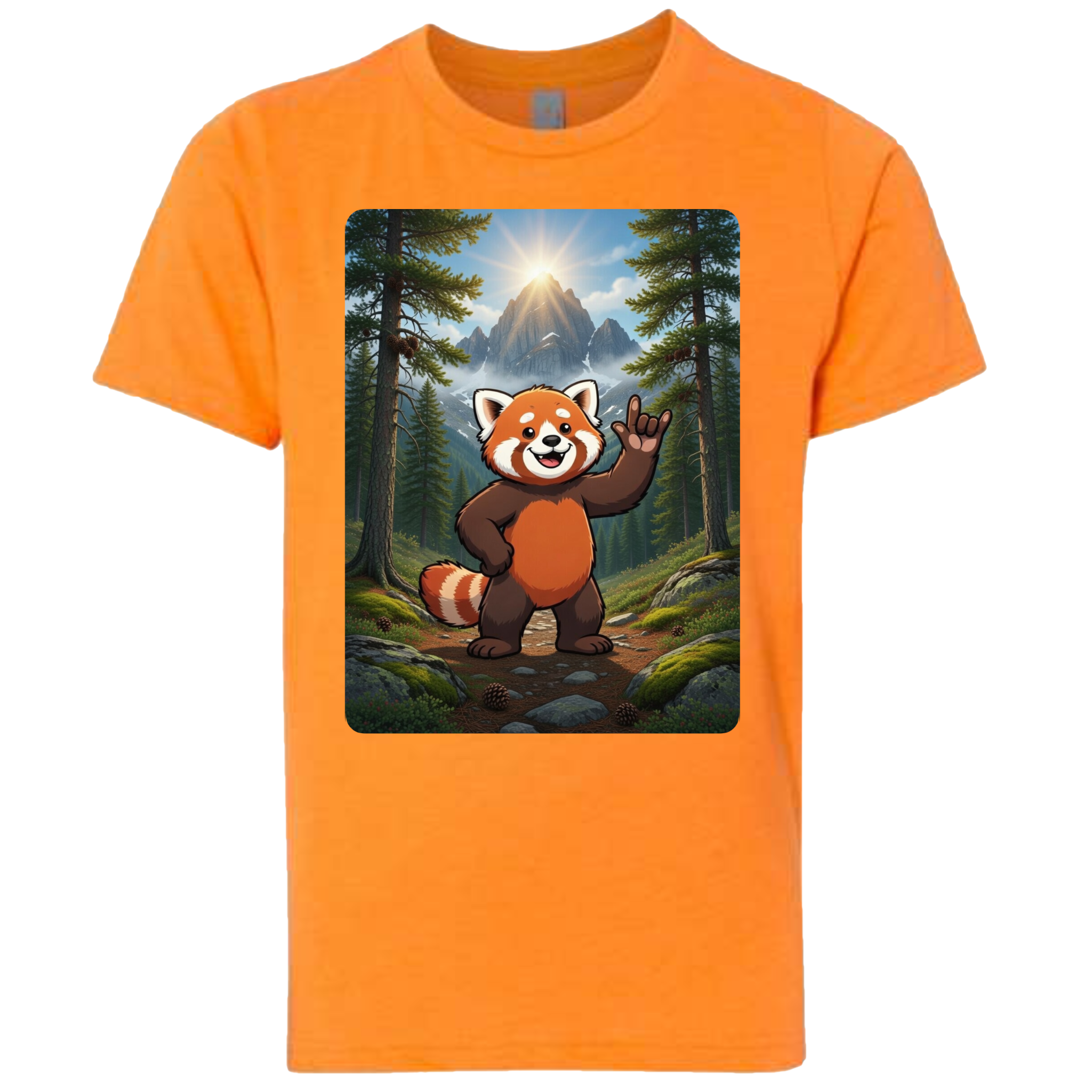 ASL Red Panda T-Shirt (Kids Sizes)