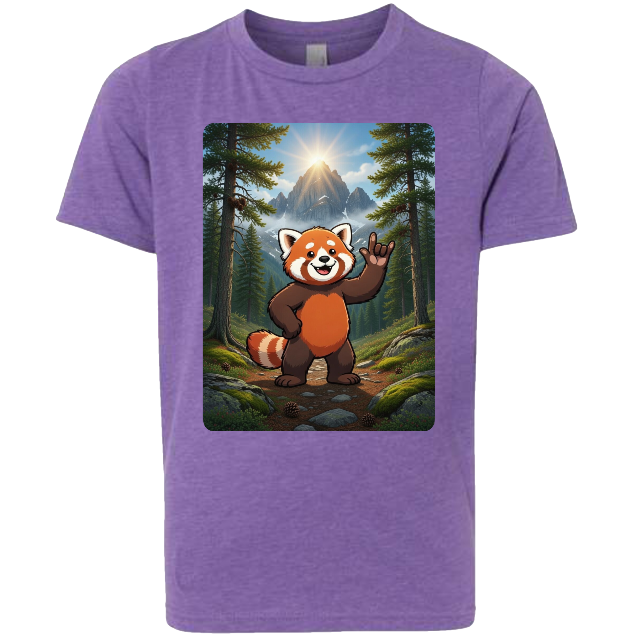 ASL Red Panda T-Shirt (Kids Sizes)