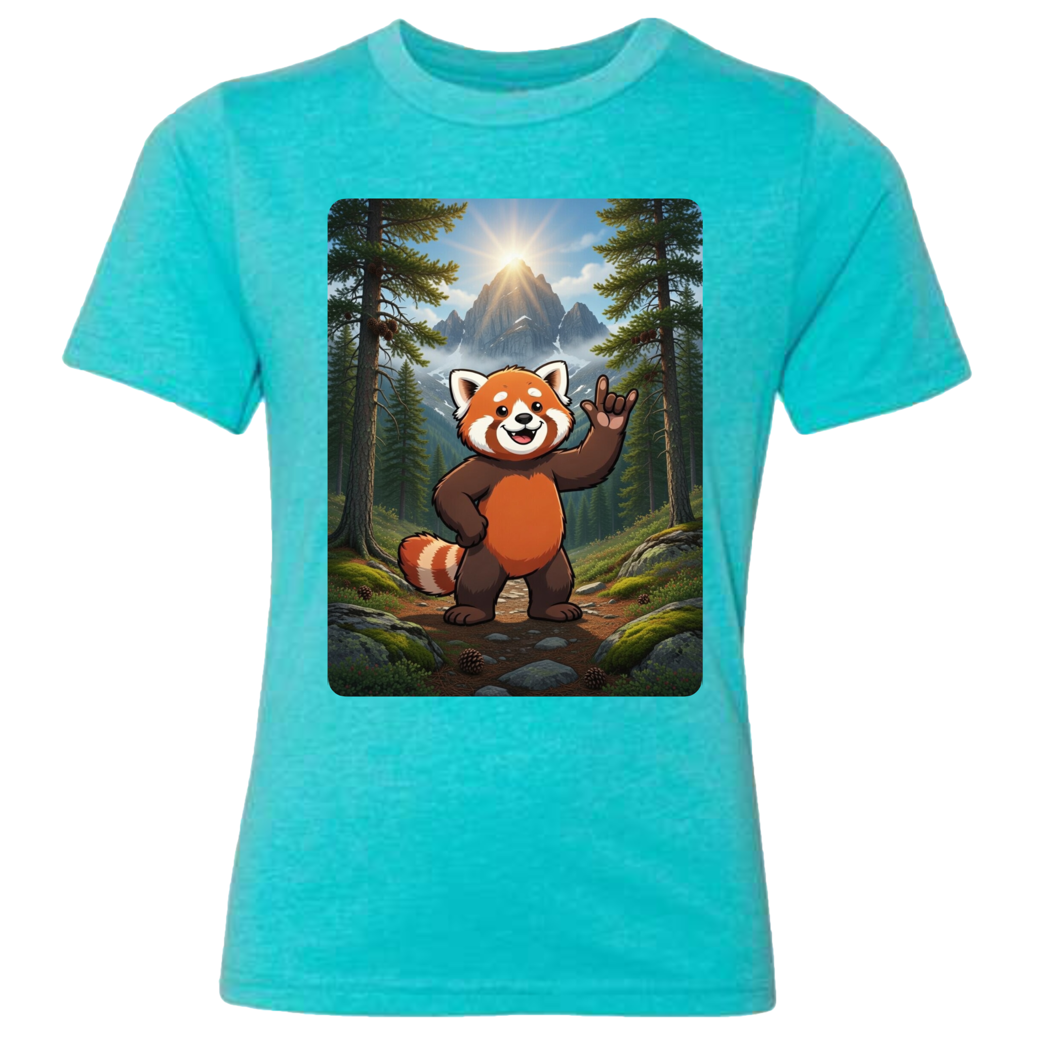 ASL Red Panda T-Shirt (Kids Sizes)