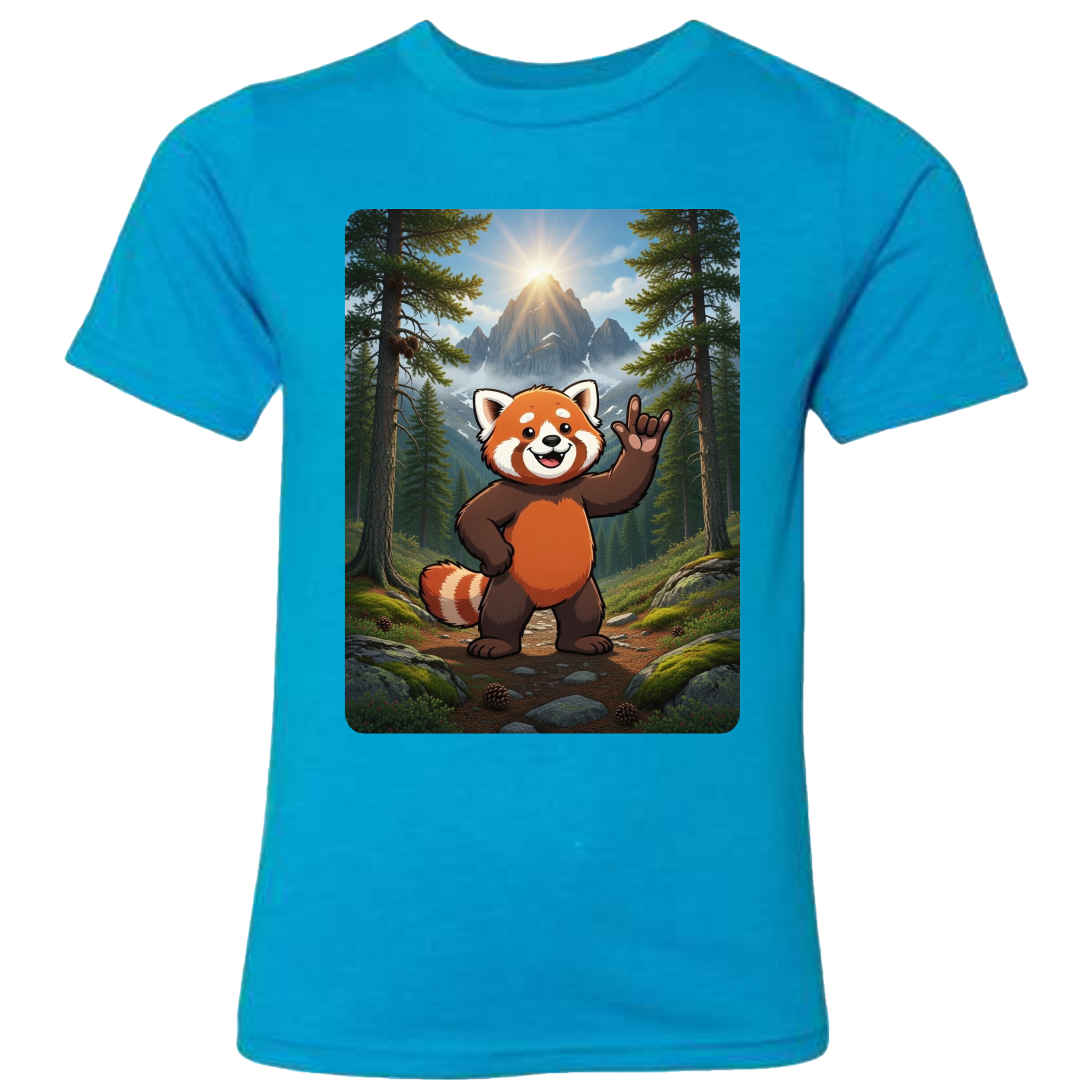 ASL Red Panda T-Shirt (Kids Sizes)