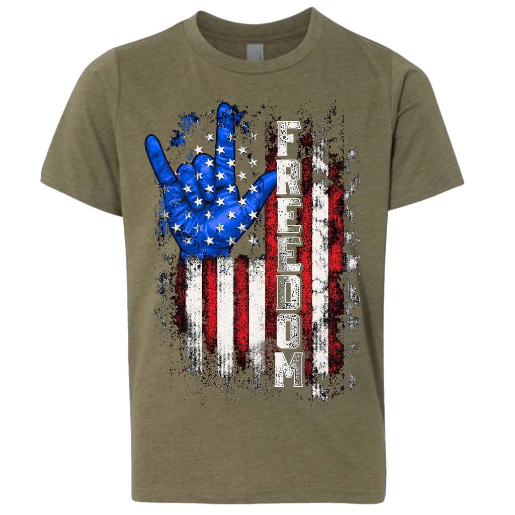 ASL Freedom T-Shirt (Youth Sizes)